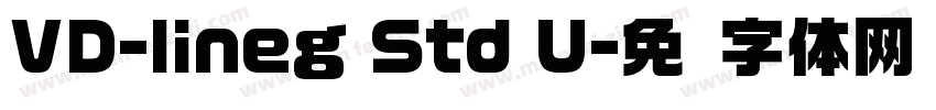 VD-lineg Std U字体转换